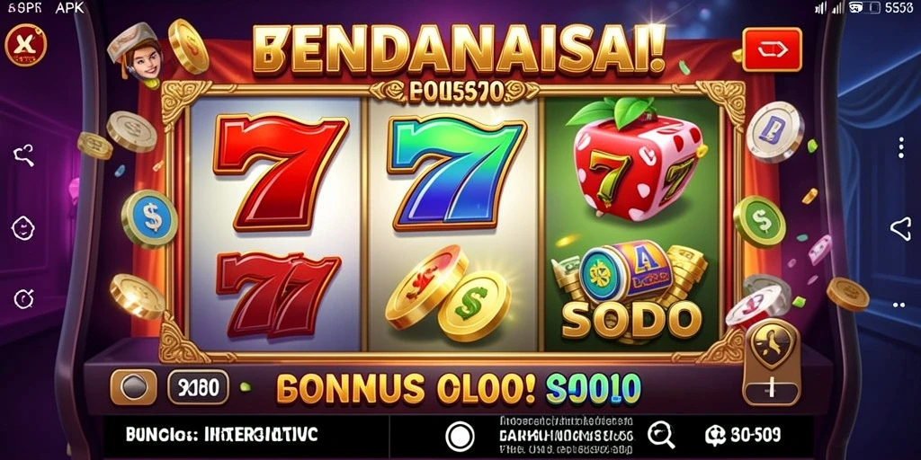 Tampilan utama 7GAME yang menarik.