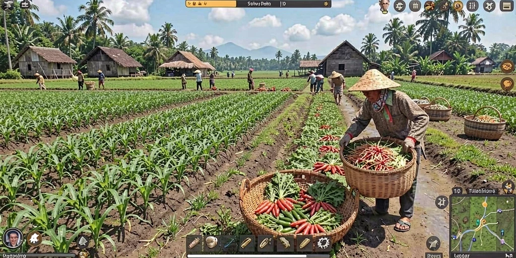 Screenshot menunjukkan karakter utama dalam aksi seru.
