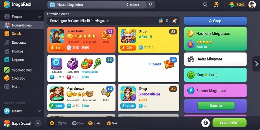 Tangkapan layar menunjukkan grafis yang menakjubkan dan gameplay seru.