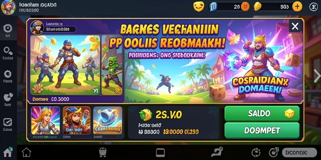Gambar menampilkan tema slot petualangan yang seru.