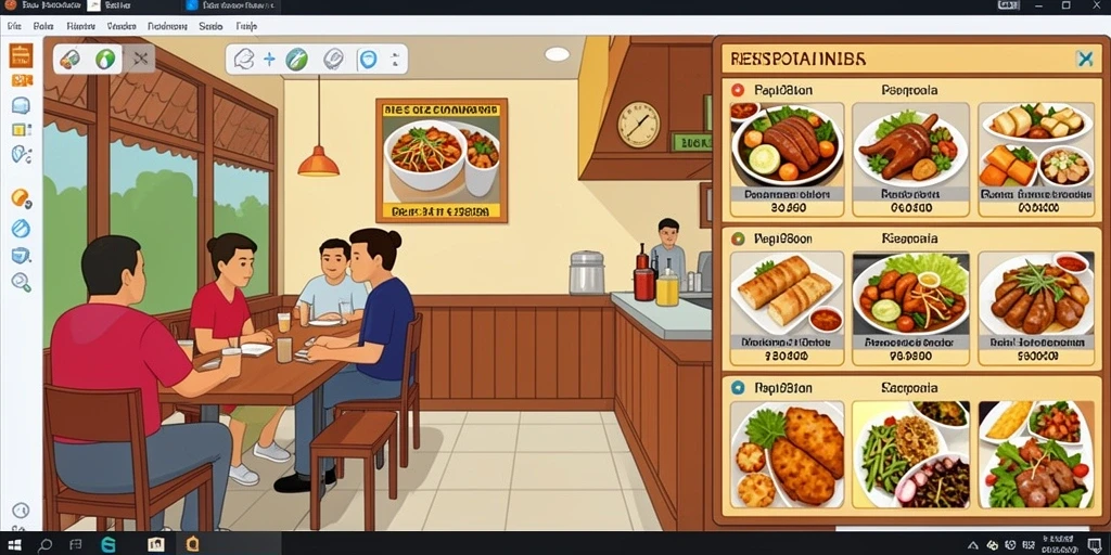 Tampilan antarmuka yang sederhana dan mudah dinavigasi.