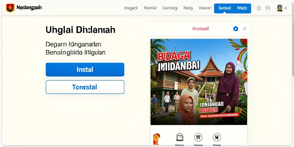 Tampilan antarmuka yang menarik dan mudah dinavigasi.
