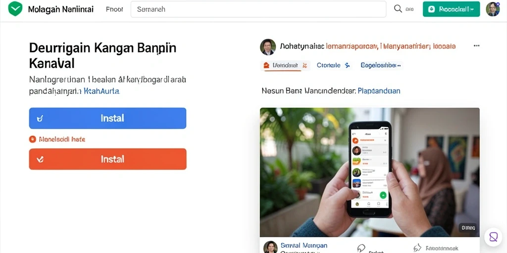 Tampilan antarmuka yang memudahkan navigasi.