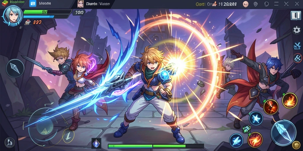 Screenshot menunjukkan karakter dengan tampilan menarik.