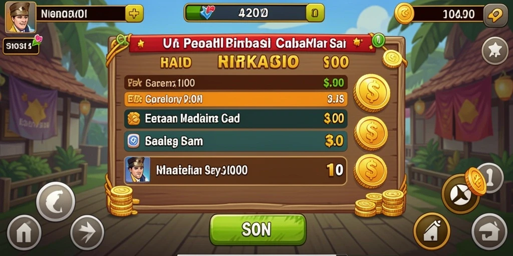 Screenshot menunjukkan antarmuka pengguna yang menarik.