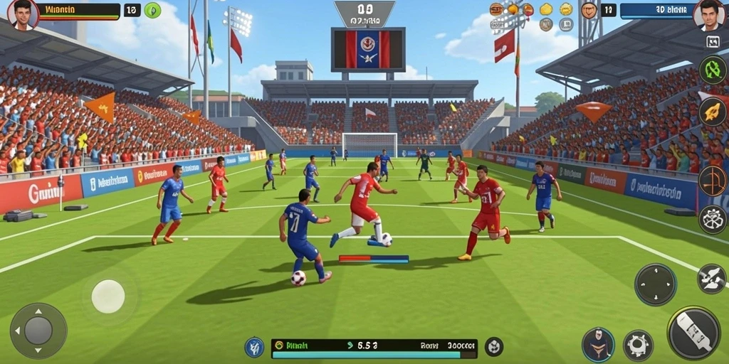 Tampilan utama game yang menarik dan intuitif.